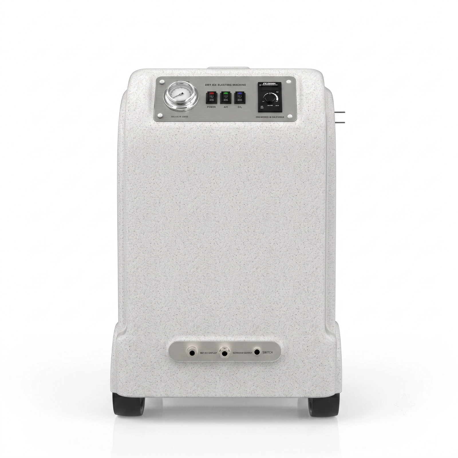 Front view of the GR-DIB-20KG-A professional dry ice blasting machine