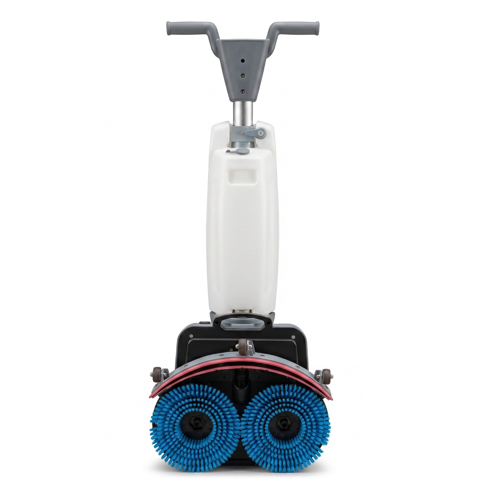 Geararo GR-FSC-430-1200 compact commercial floor scrubber with dual brushes